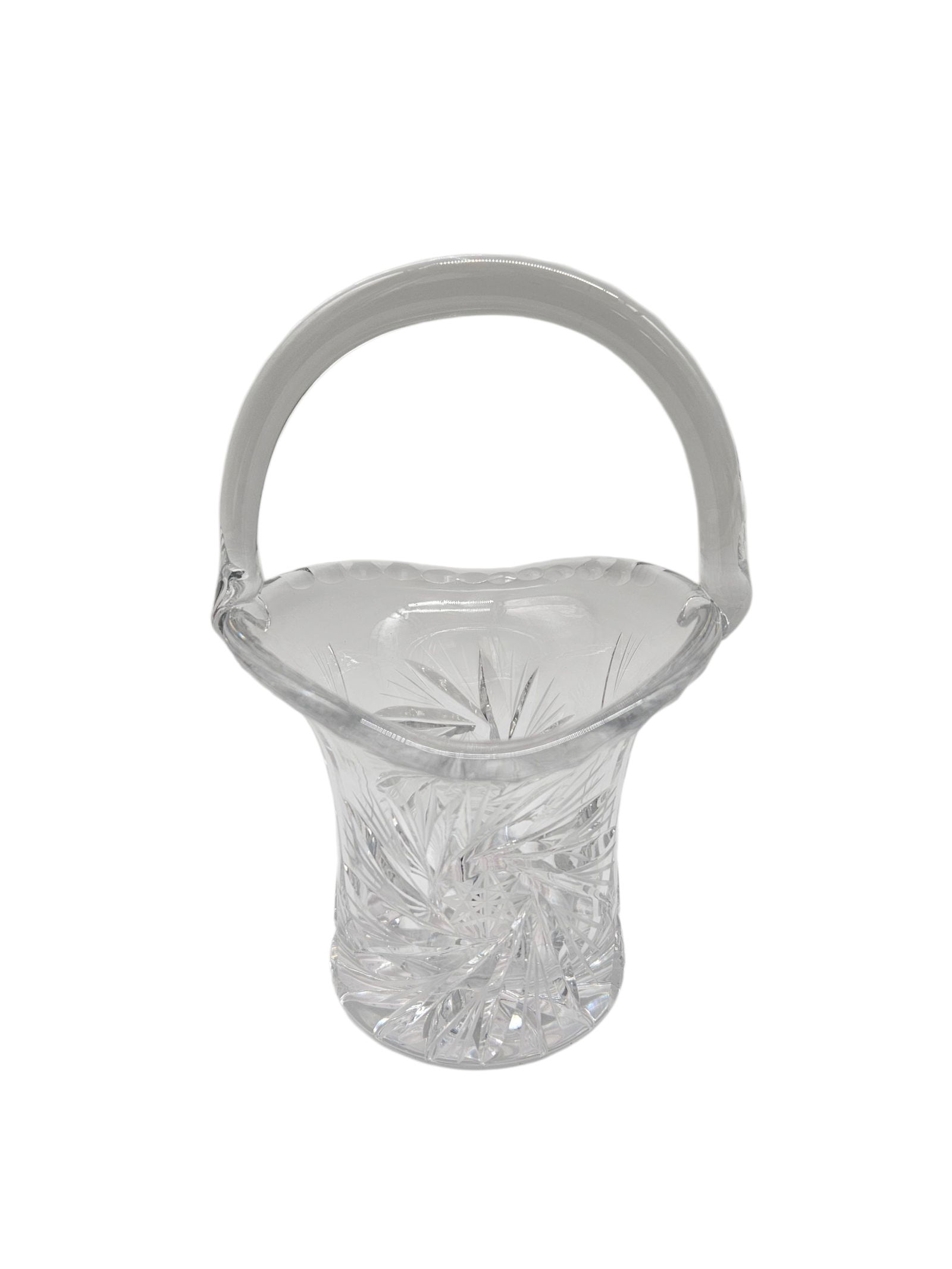Cut crystal basket - 2