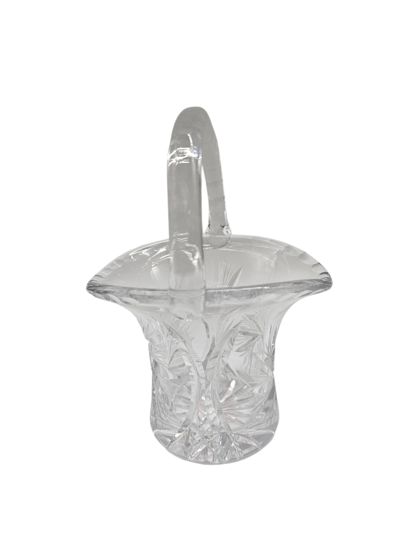 Cut crystal basket - 3