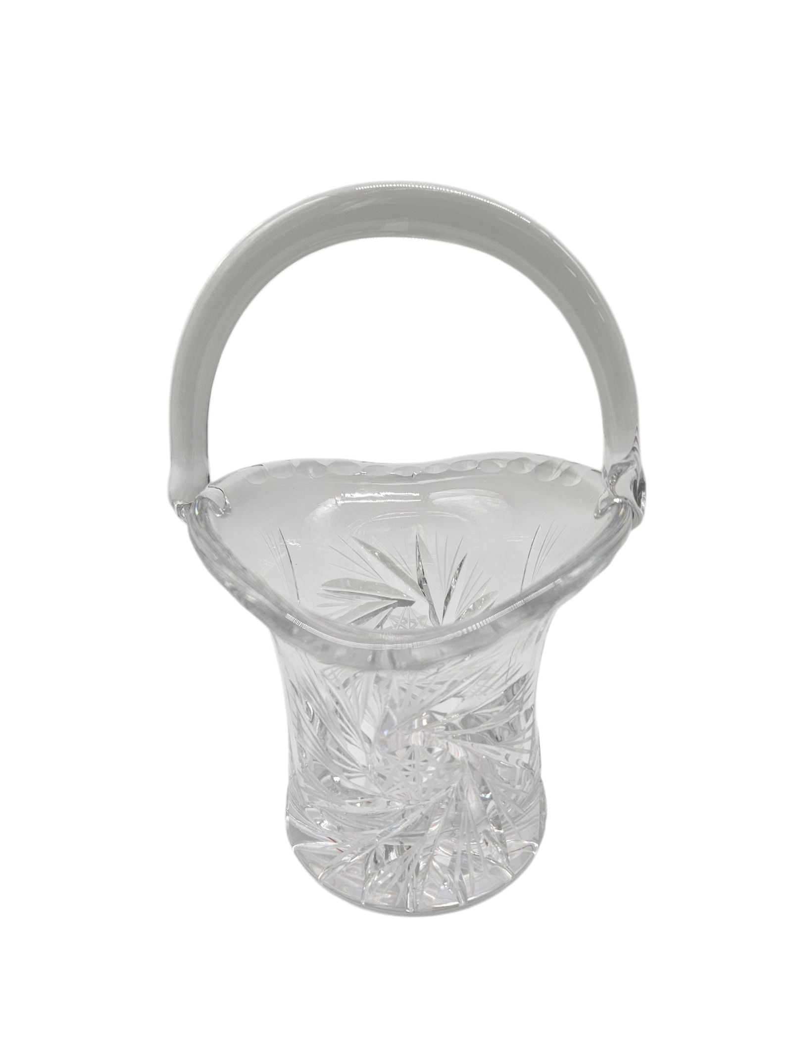 Cut crystal basket - 4