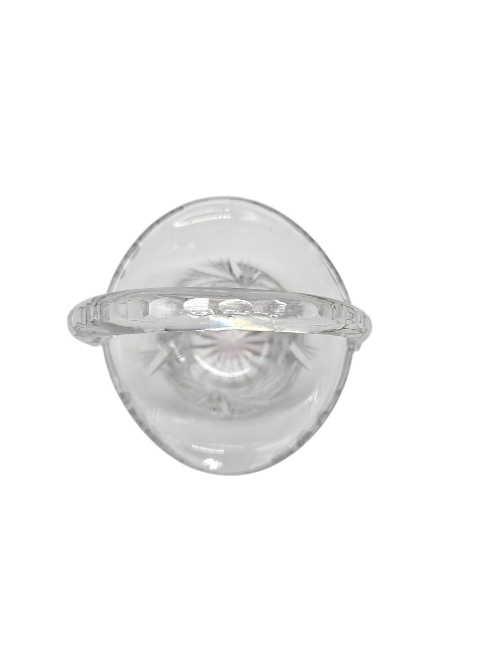Cut crystal basket - 5
