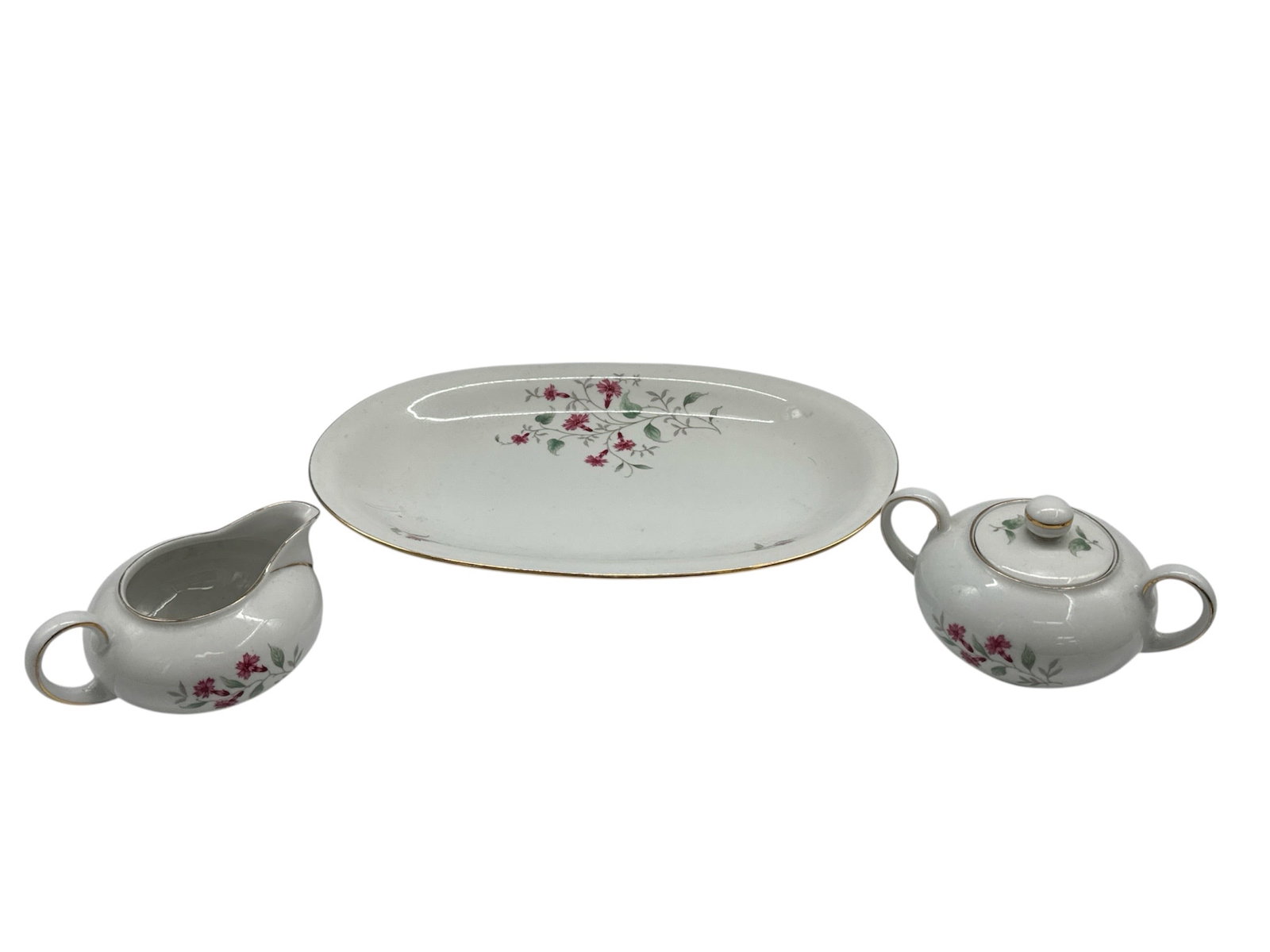 Eschenbach Bavaria Germany Porcelain Serving Set with Floral Decoration (1 of 4)