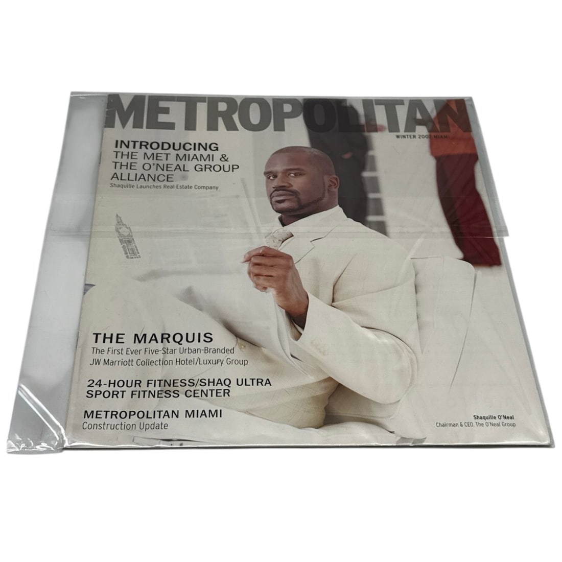 Metropolitan Miami Magazine (Winter 2007) Featuring Shaquille ONeal Met Miami & Oâ€™Neal Group: Winter 2007 issue of Metropolitan Miami magazine highlighting Shaquille O’Neal and the launch of the Met Miami & The O’Neal Group Alliance. Cover features maj
