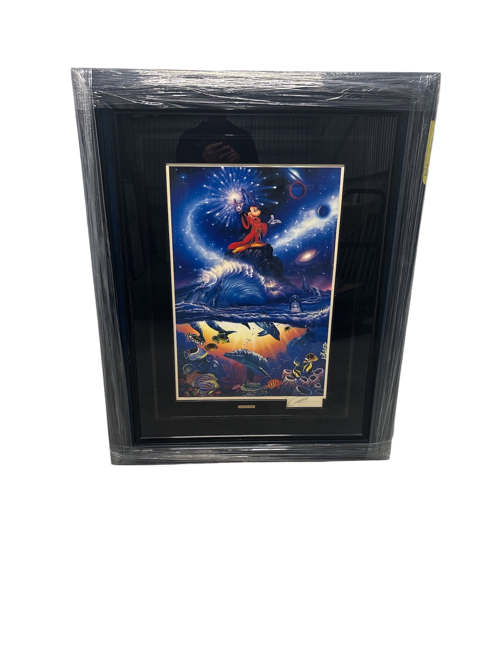 Christian Riese Lassen "Beyond the Heavens" Disney Sorcerer Mickey Mouse Framed Lithograph - Limited (1 of 6)