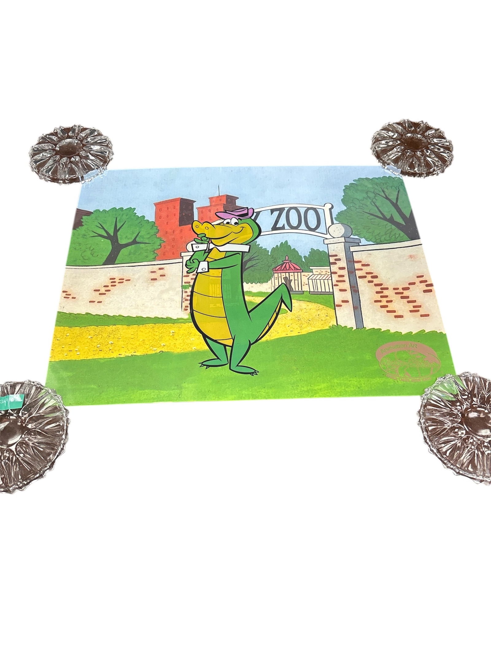 Hanna-Barbera cartoon character Wally Gator. Item Details The item is an animation sericel (: Description This is a fantastic, limited edition animation sericel featuring the classic Hanna-Barbera cartoon character, Wally G