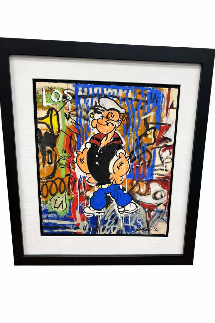 "Hollywood Sailin'" by Gino Perez (American, b.1977) Hand Signed Limited Edition Giclee: Description This is a limited edition fine art gicl&eacut