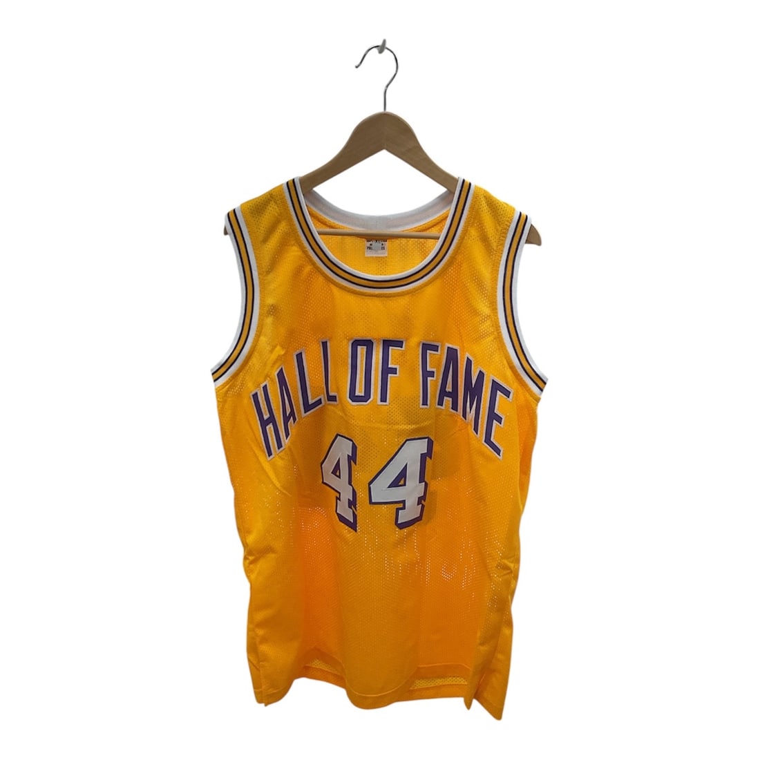 Jerry West Autographed Hall of Fame Los Angeles Lakers Jersey Number 44 Size XL (1 of 4)