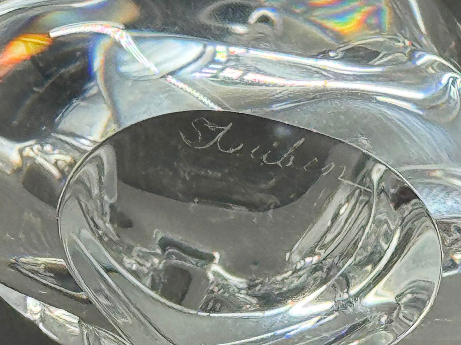 Steuben Crystal Bear Figurine - 4