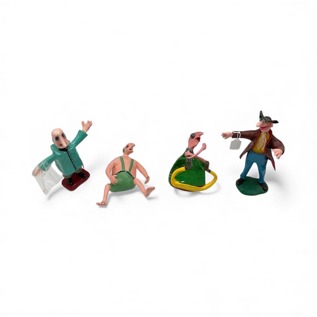 Greg Dawson, Group of Painted Figures, Mid-20th Century, (Set of 4) (1 of 2)
