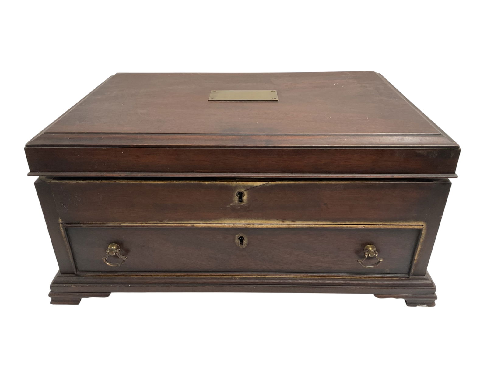 Vintage English Stainless Steel Flatware Set in Wooden Case (1 of 5)