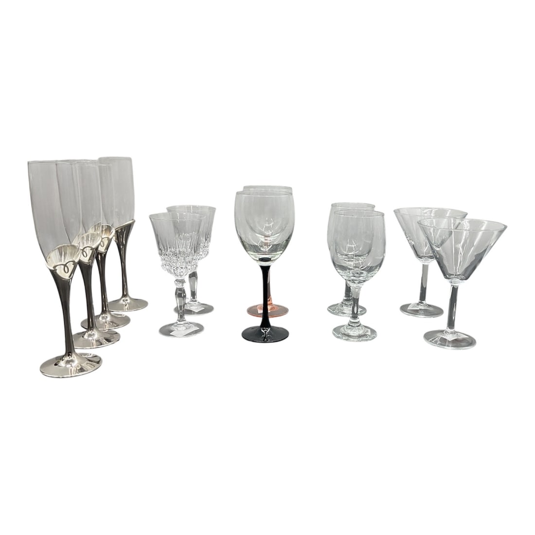 Assorted Crystal Stemware Collection Including Lemarc France (1 of 7)