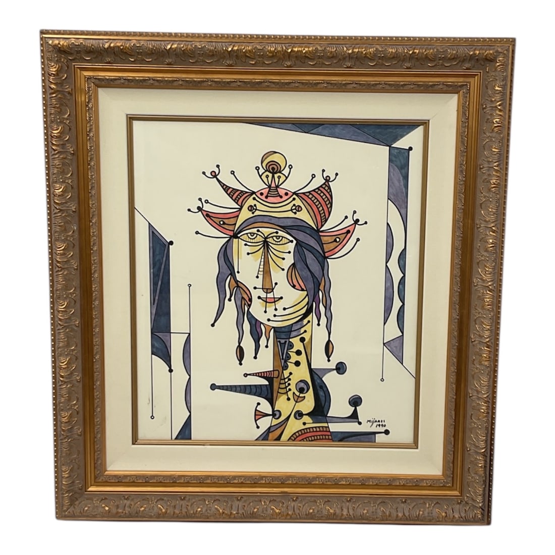 Jose Maria Mijares (Cuba, 1921-2004) Mixed Media (1 of 5)