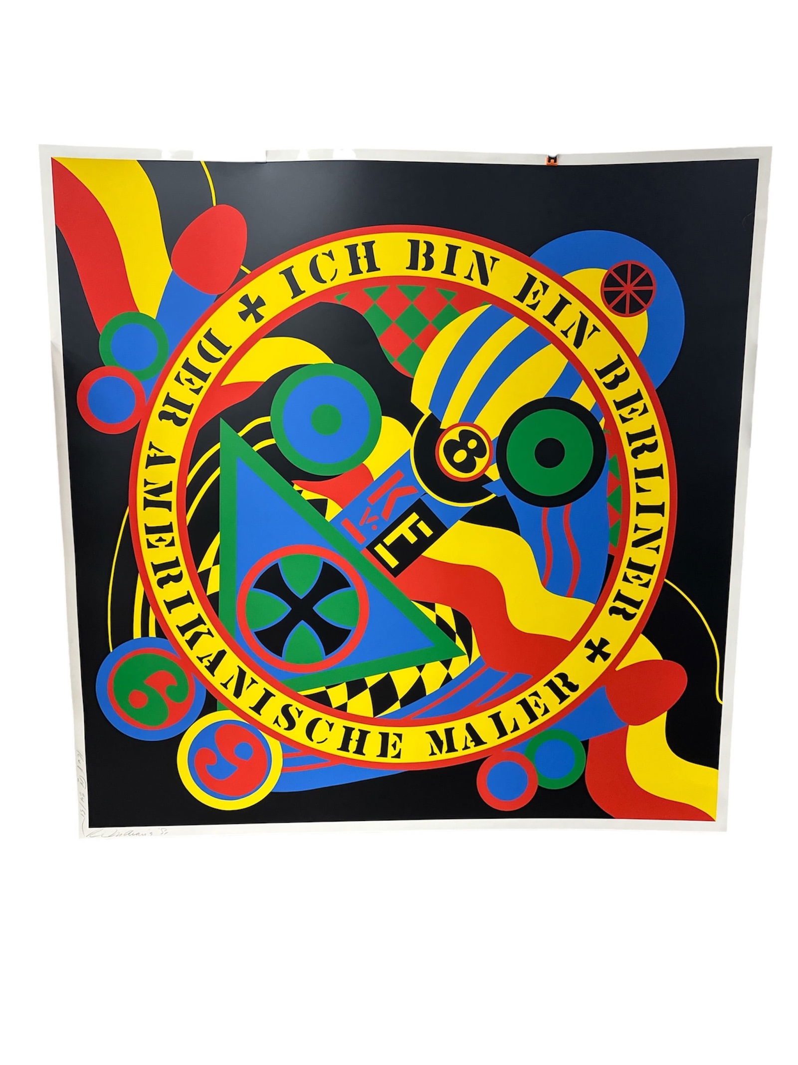 Robert Indiana The Hartley Elegies – KVF IX Signed Graphic Art Print with COA (1 of 8)