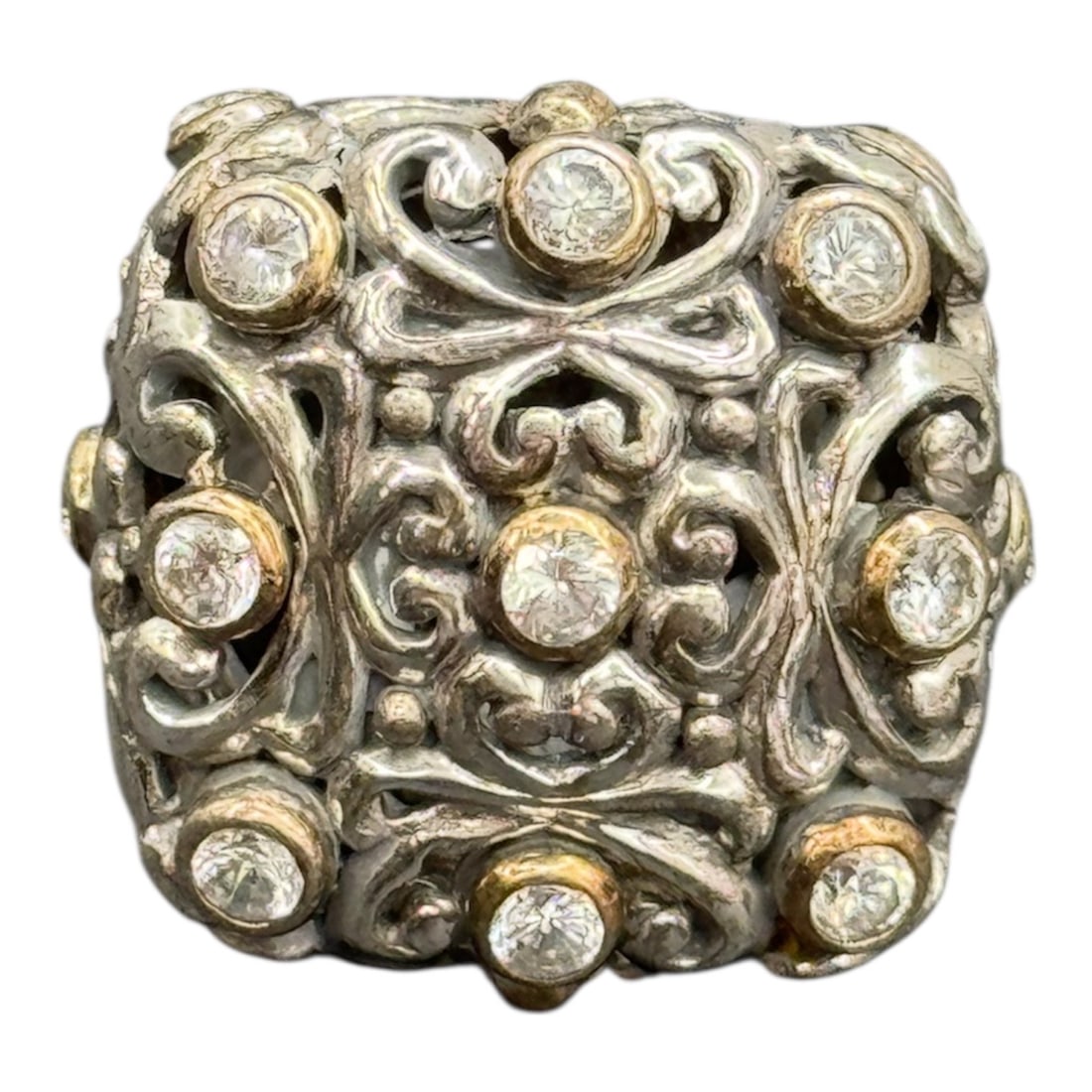 Silver and Stone Ring - 2