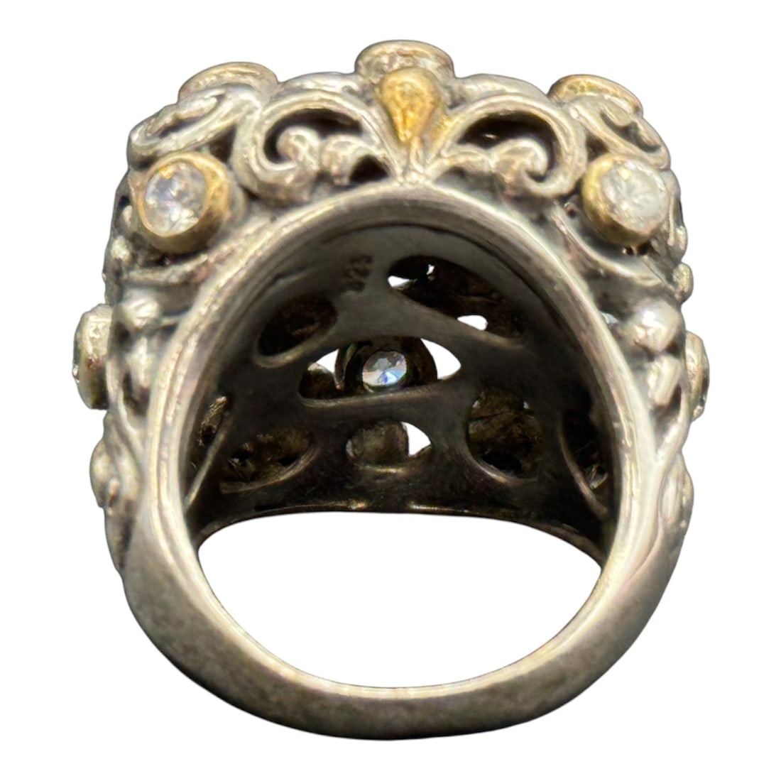 Silver and Stone Ring - 4