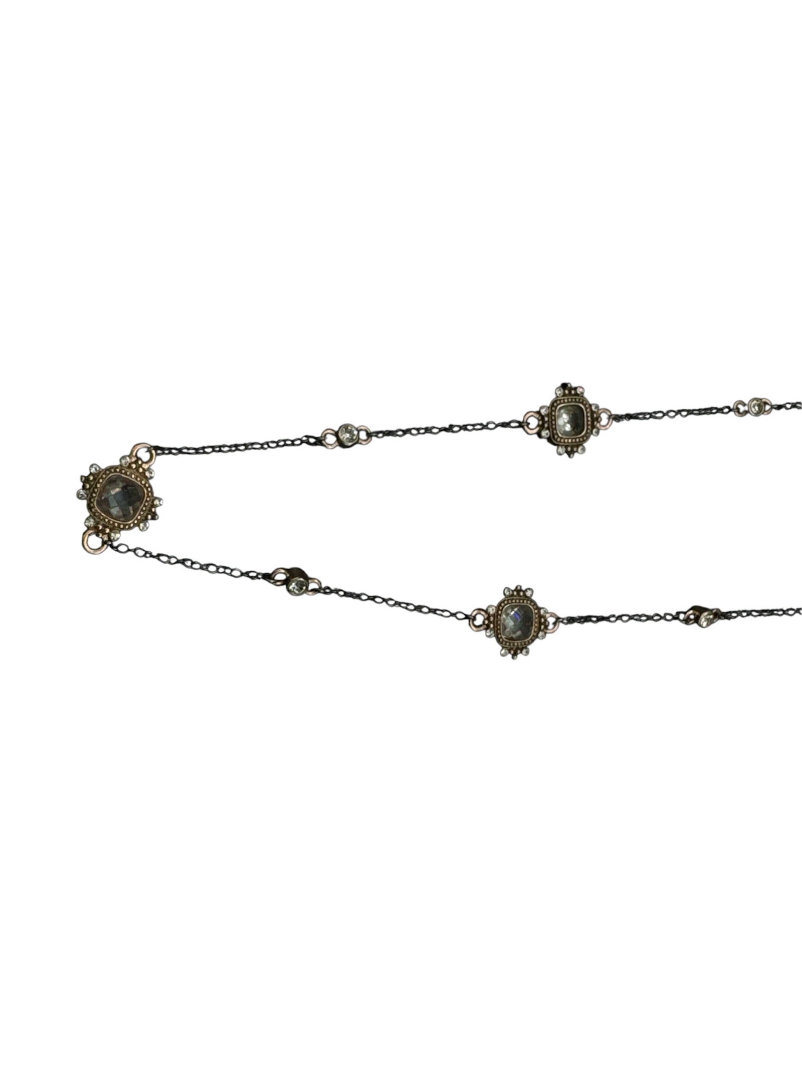 Long, Double-Strand Station Necklace - 3