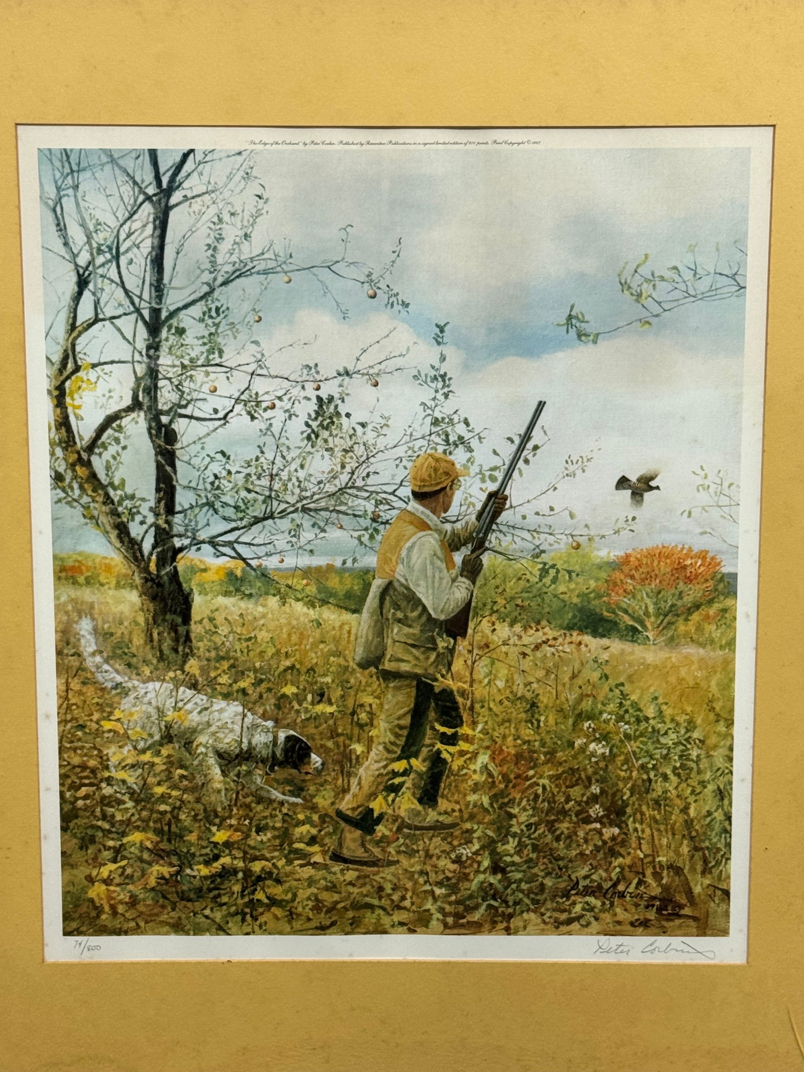 "The Edge of the Orchard" by Peter Corbin (American, b.1945) Lithograph (1 of 4)