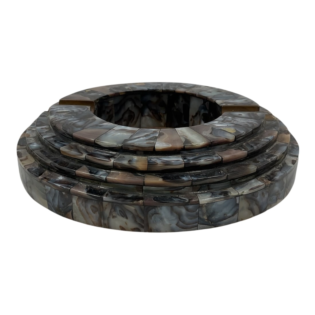 Vintage Mother of Pearl Inlaid Ashtray (1 of 3)