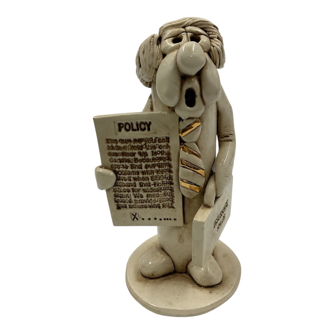 Vintage Tweeples World Ceramic Whistle Figurine by Joe Peck (1 of 3)