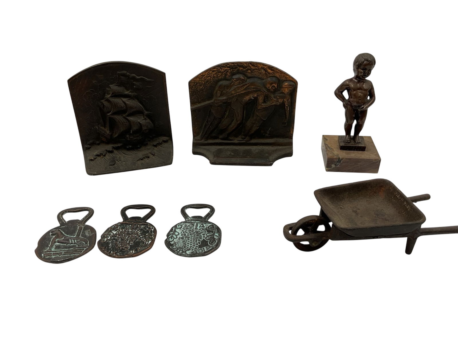 Collection of Vintage Metal and Bronze Decorative Items (1 of 6)