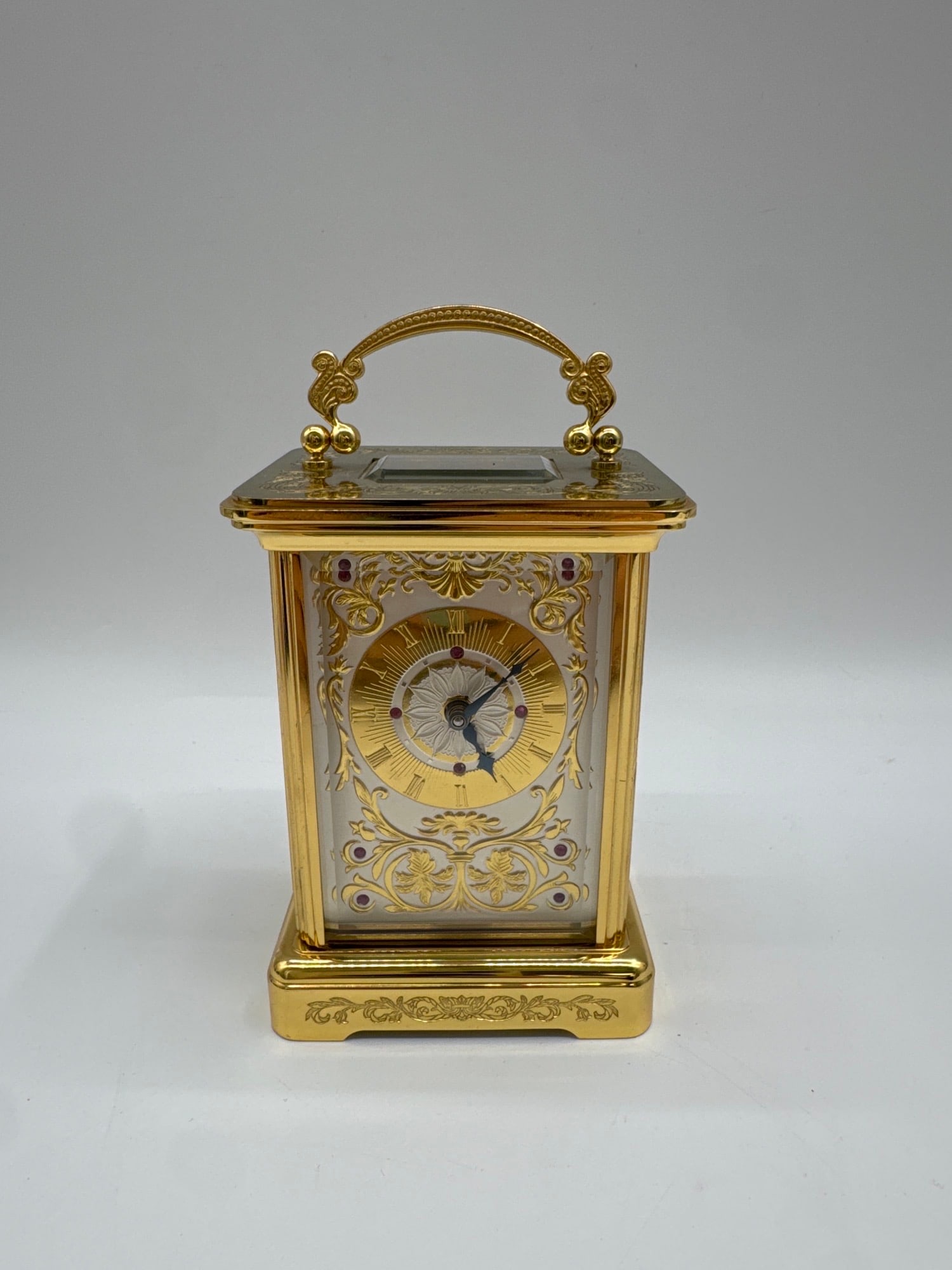Carl Faberge Carriage Clock with Calendar (1 of 5)