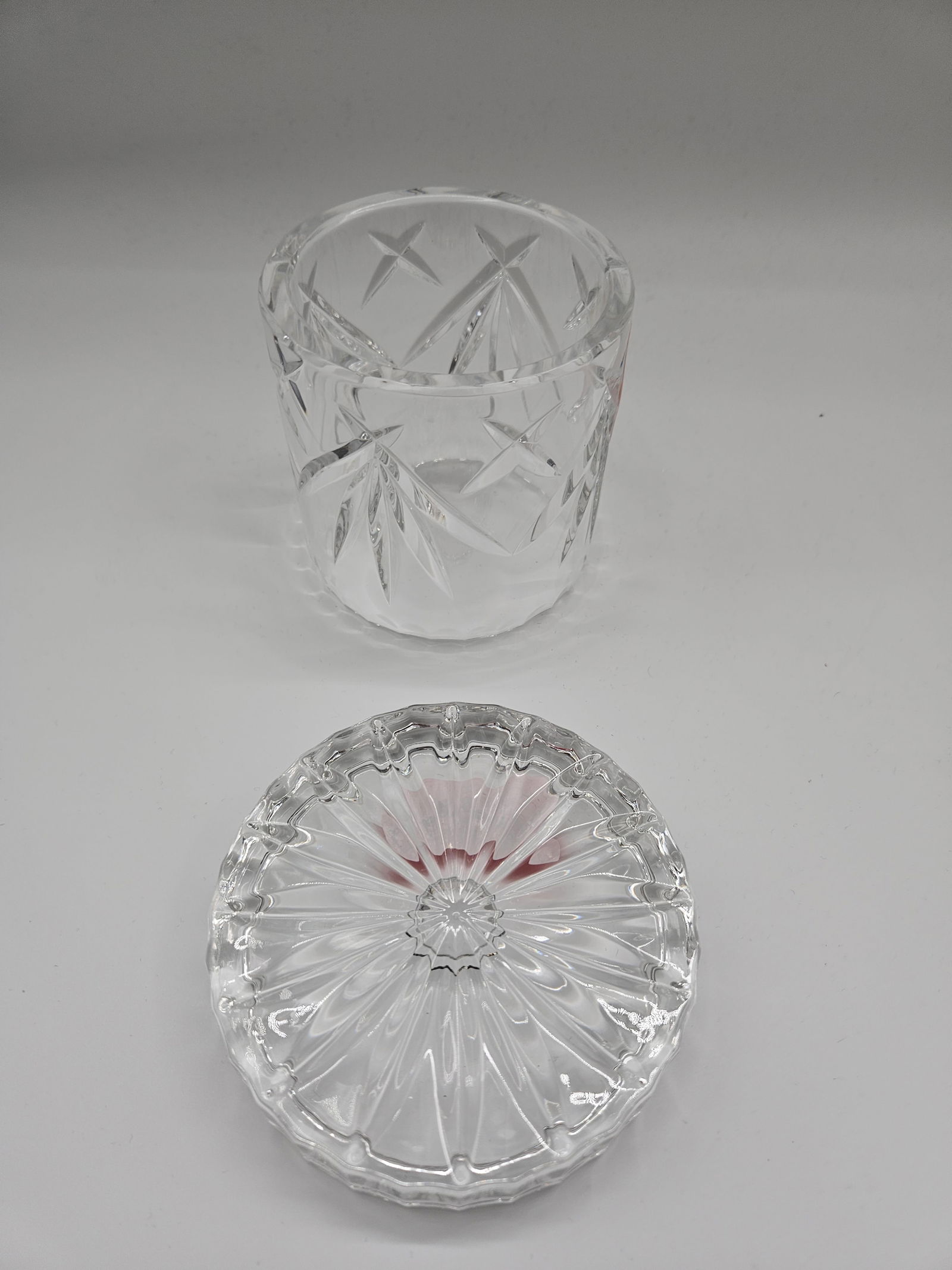 Cut Crystal Covered Jar - 4