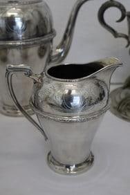 Silver Plated 5pc Tea set - 7