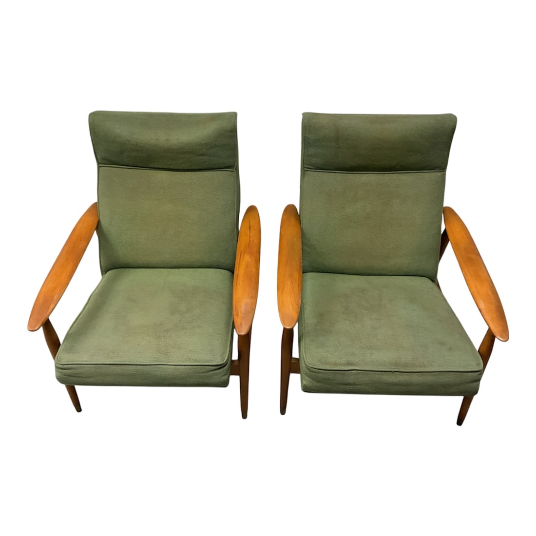 Vintage Danish lounge chairs, Model 118 by Grete Jalk (1 of 10)