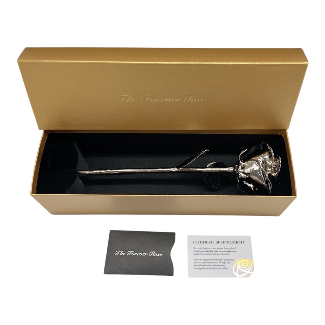 Genuine Silver-Dipped Natural Rose by - The Forever Rose: Genuine Silver-Dipped Natural Rose by "The Forever Rose" Description: