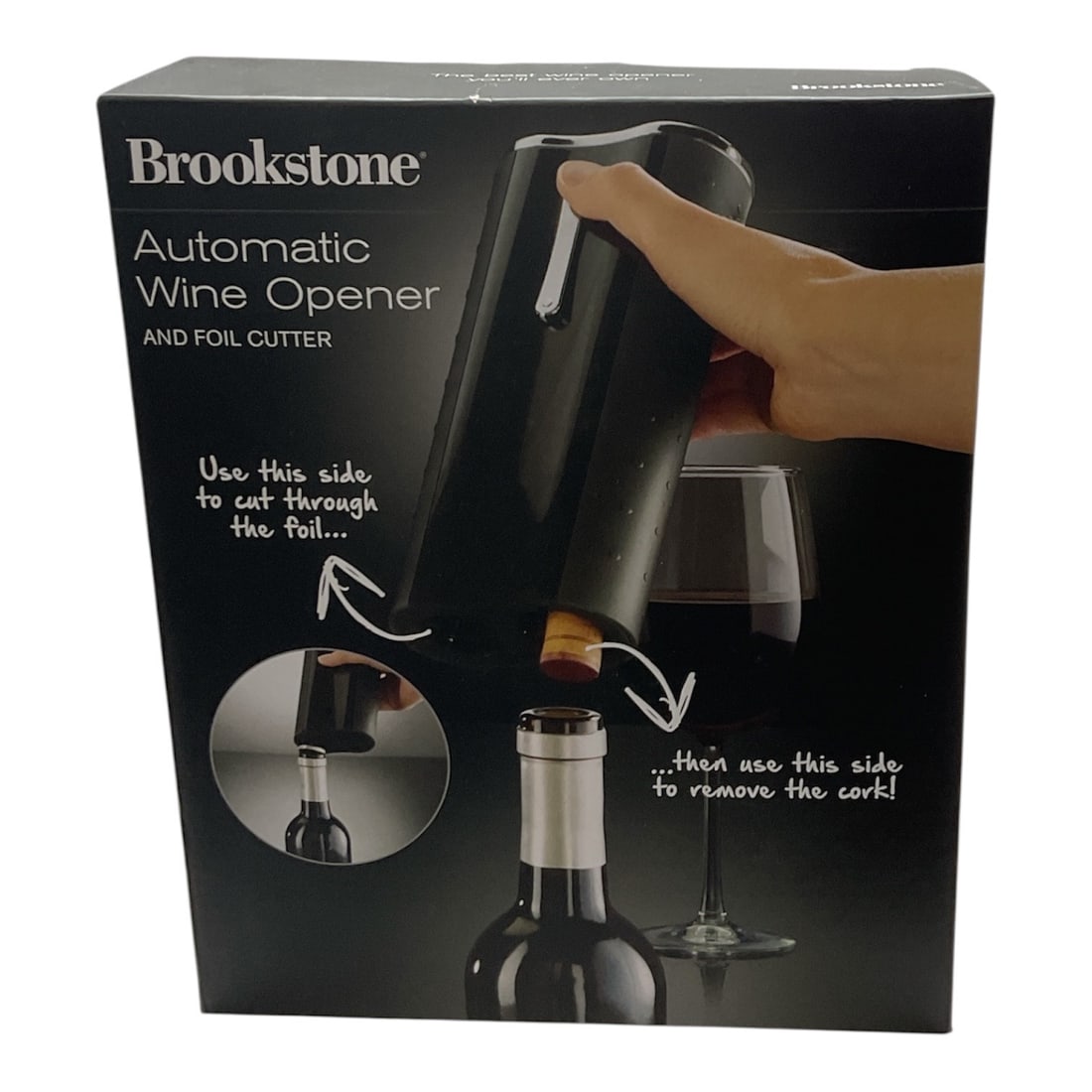 Brookstone Automatic Wine Opener & Foil Cutter (1 of 3)