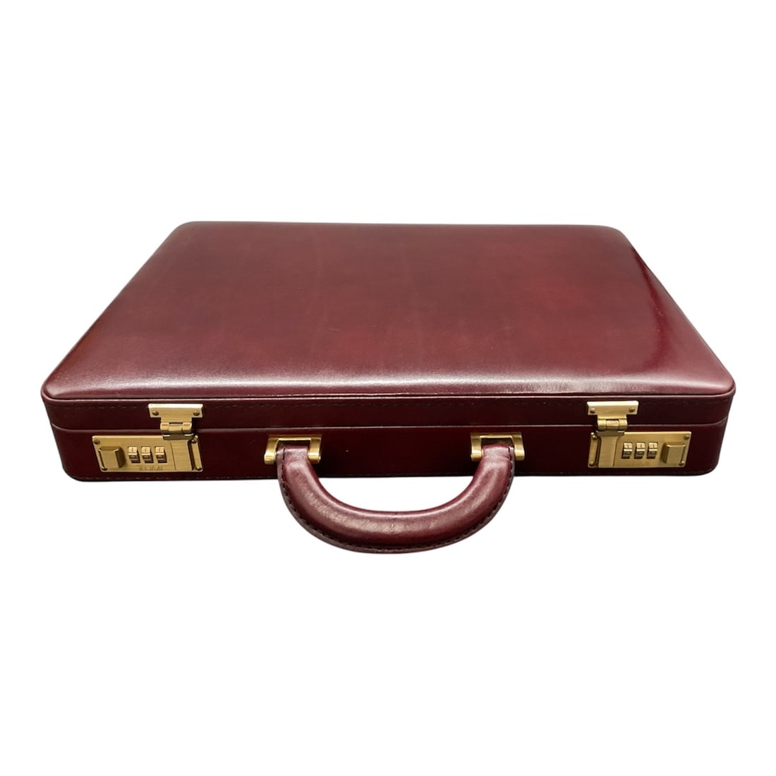 Vintage, Hard-Sided Leather Attaché Briefcase (1 of 5)