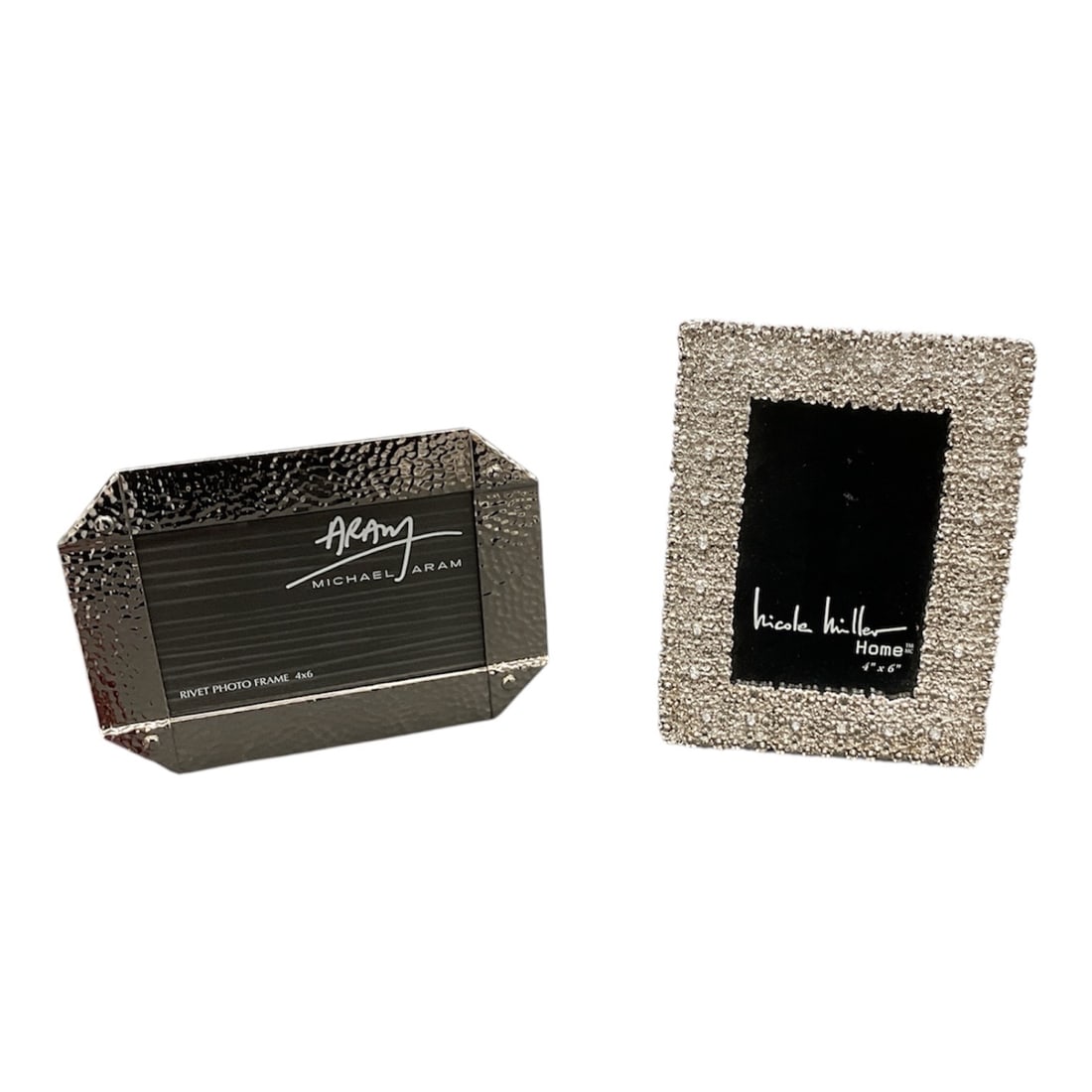 Michael Aram & Nicole Miller Picture Frames: Michael Aram Hammertone Picture FrameThis piece is from renowned designer Michael Aram's Hammertone Collection.Design: Features a distinctive hand-hammered texture that