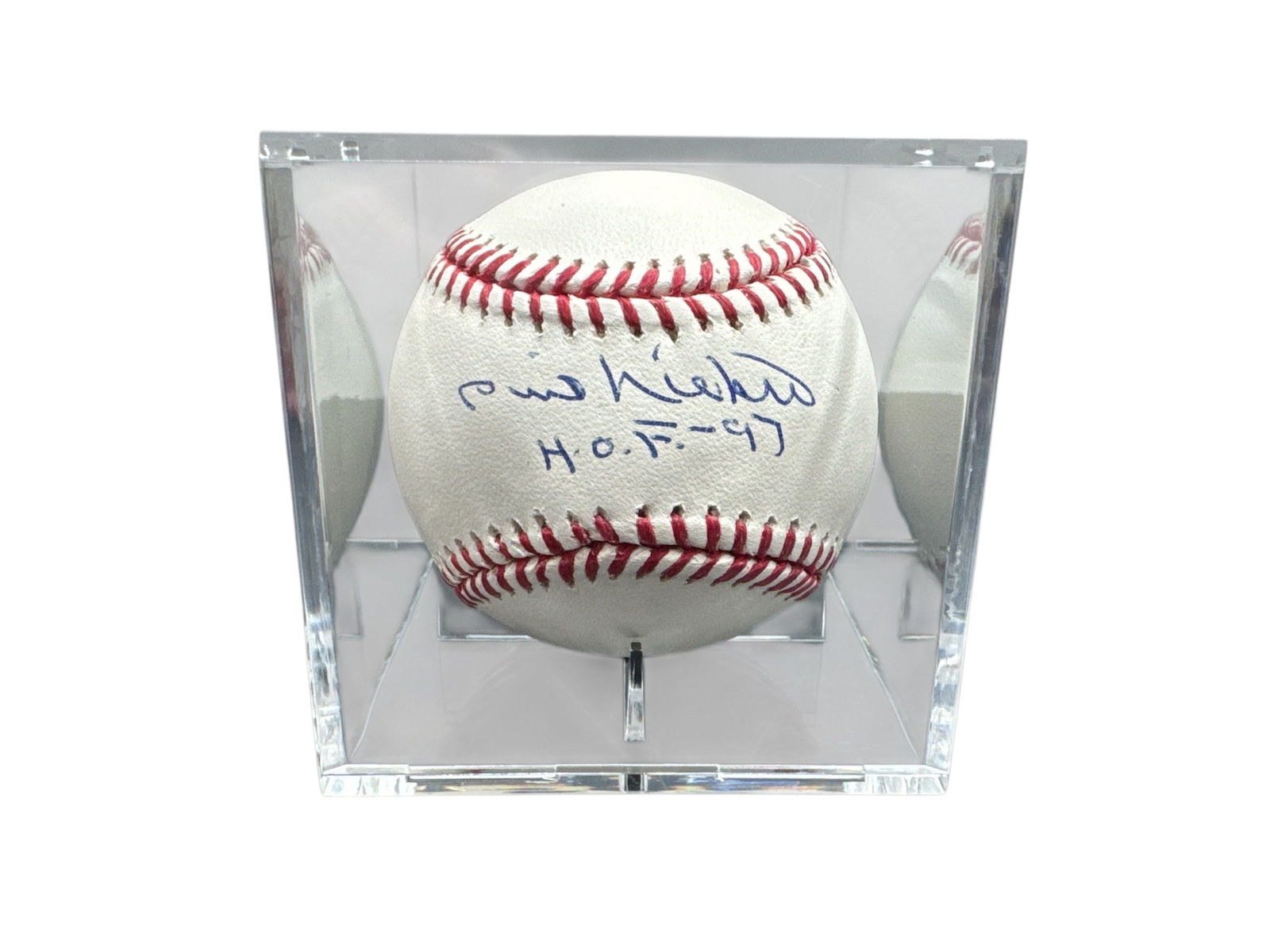 Phil Niekro Signed Rawlings Official Major League Baseball with HOF 97 Inscription (1 of 3)