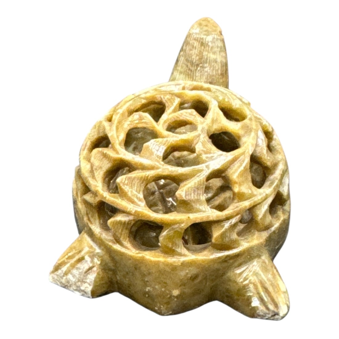Carved Stone Turtle Figurine - 3