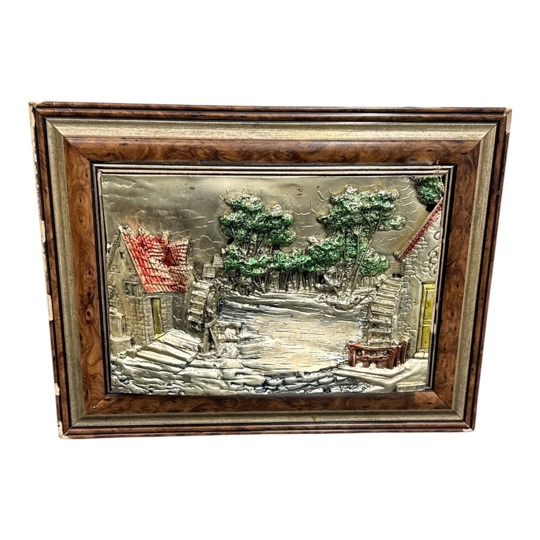 Italian Three Dimensional Metal Wall Art (1 of 4)