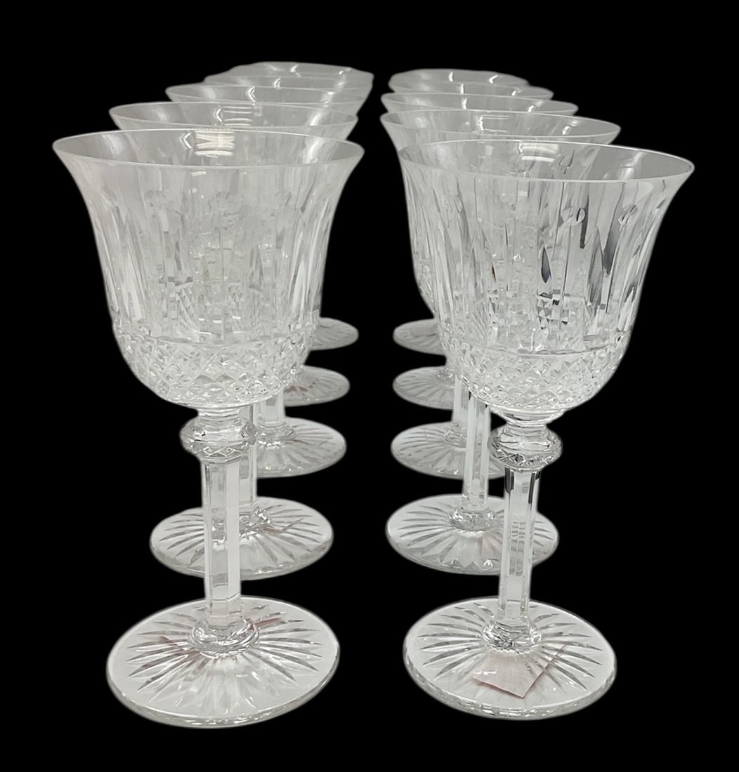 Saint-Louis Tommy Pattern Crystal Wine Glasses (1 of 4)