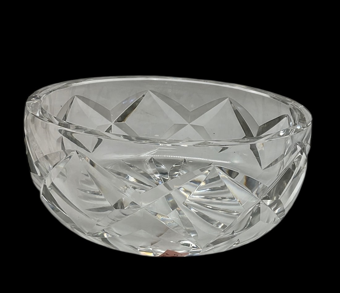 St. Louis Elysee Clear Cut Crystal Bowl (1 of 3)