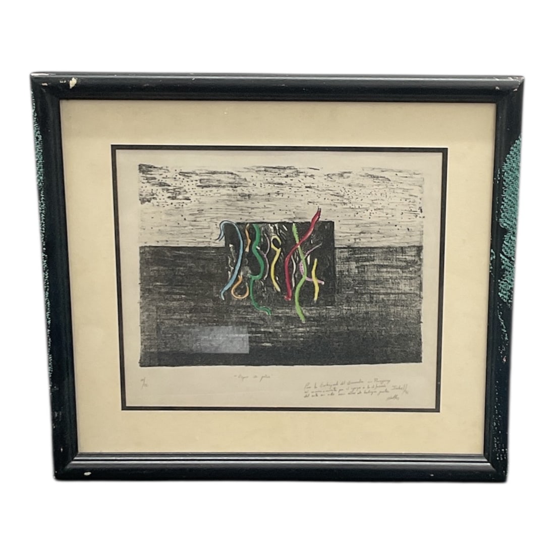 Isabel Ullauri (Ecuadorian, b. 1946) – Espero sin prisa (1992) Original Limited Edition Color (1 of 4)