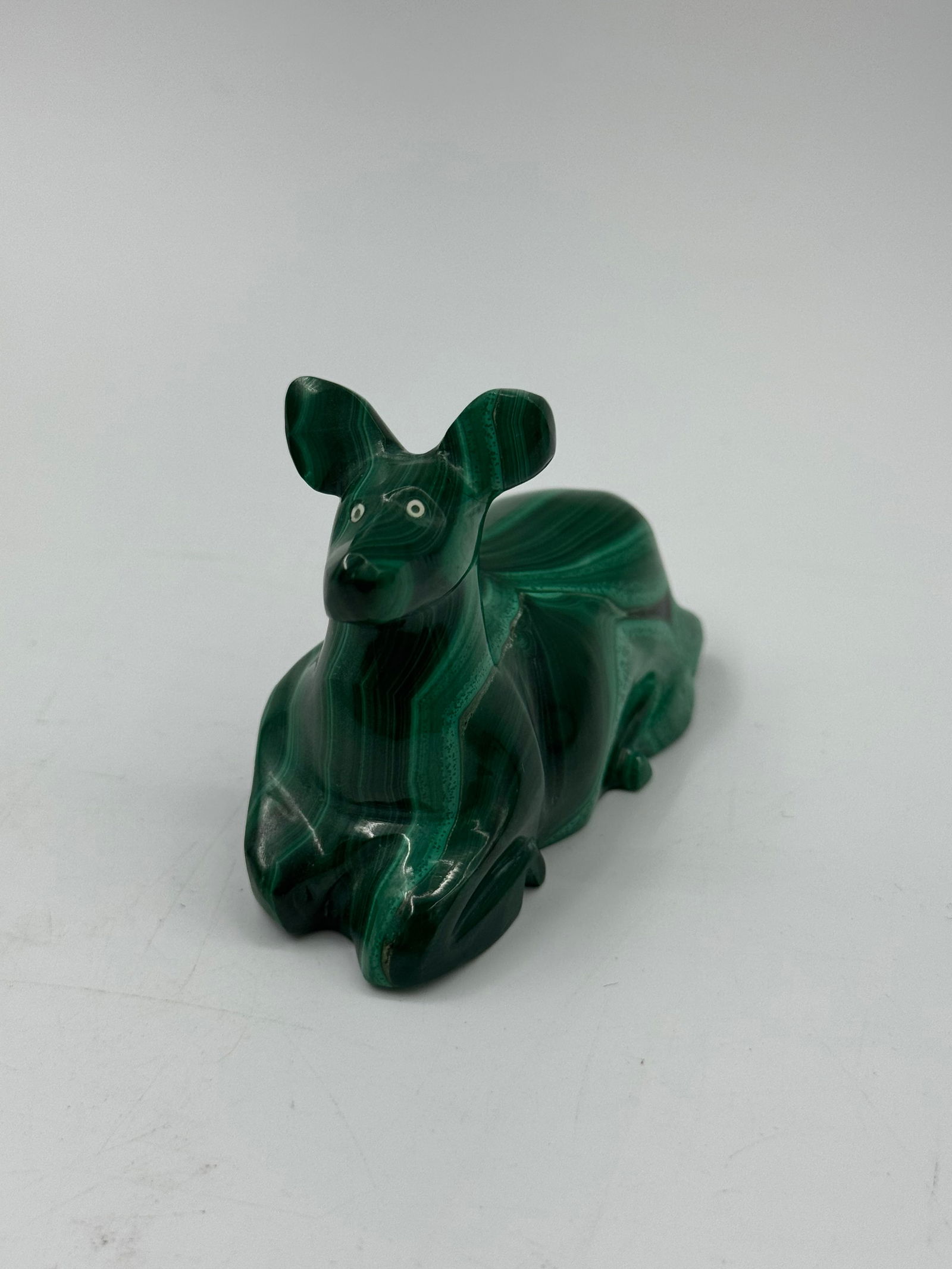 Malachite Carved Animal Figurine (1 of 3)