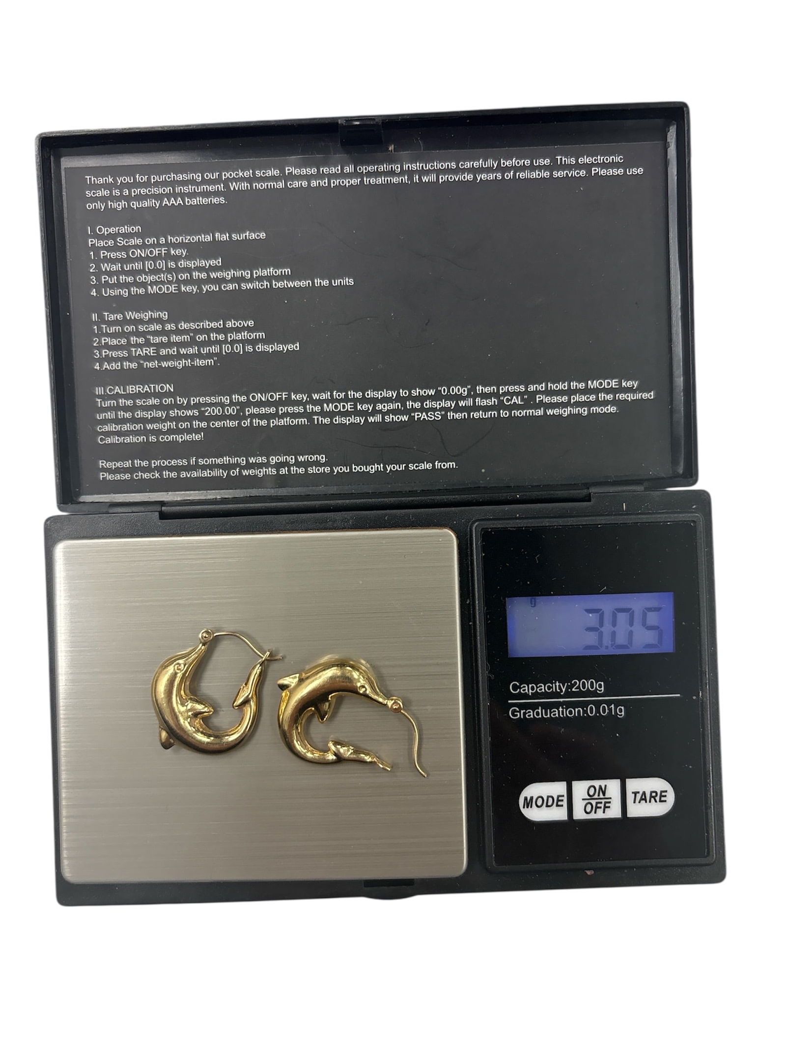 Dolphin Earrings 14k - 2