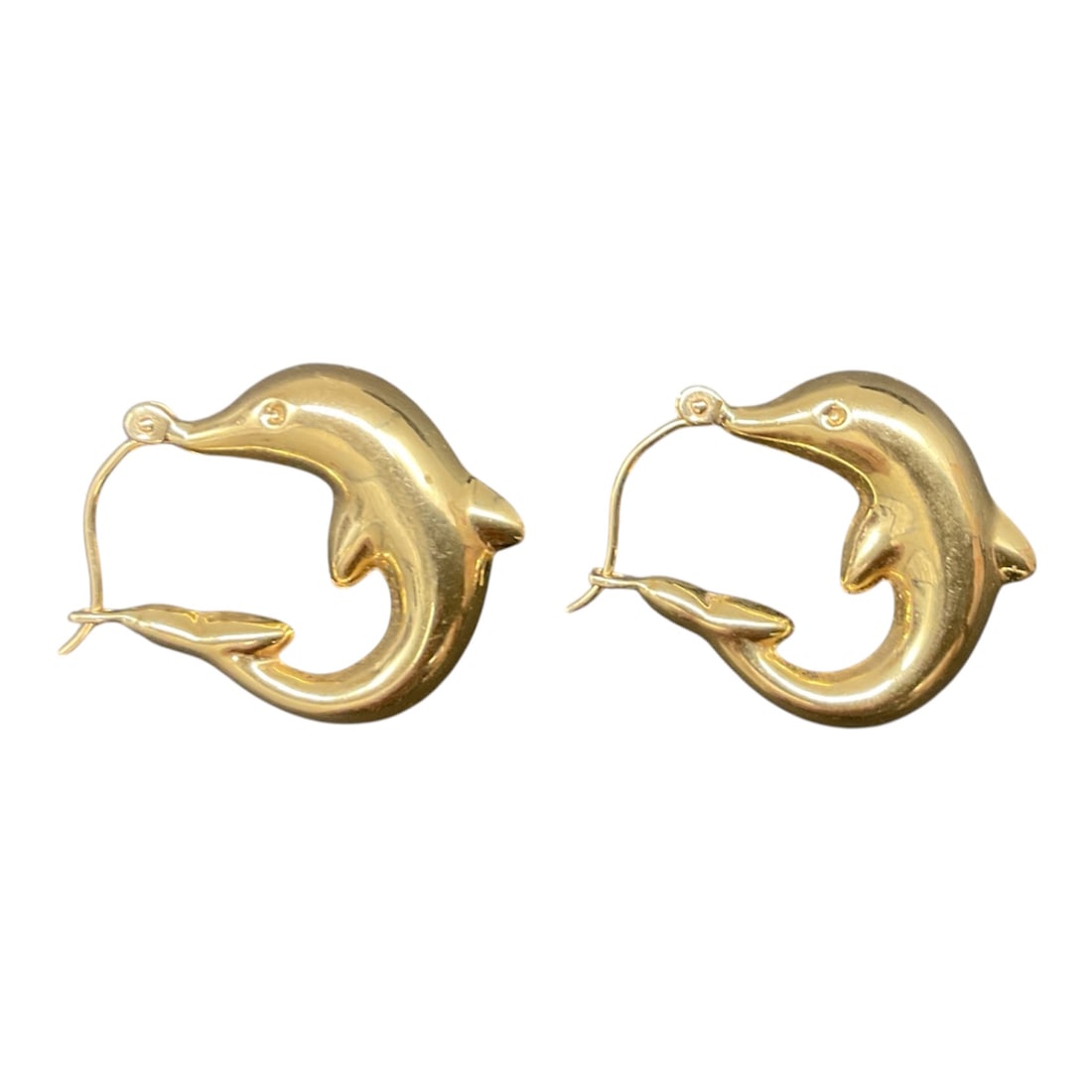 Dolphin Earrings 14k - 5