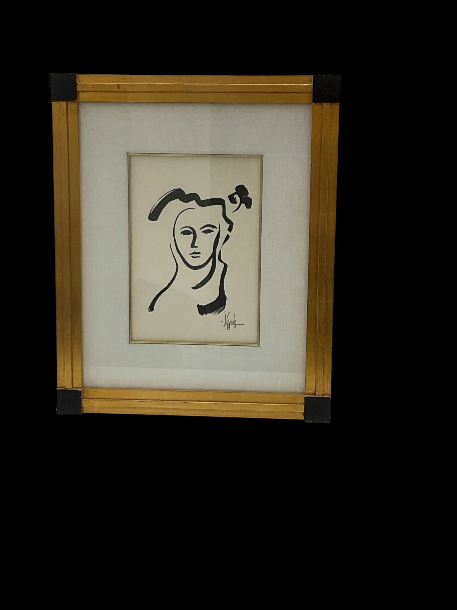 “The Jay Speckrs Collection?? – Modern Line Drawing Print, Framed (1 of 4)