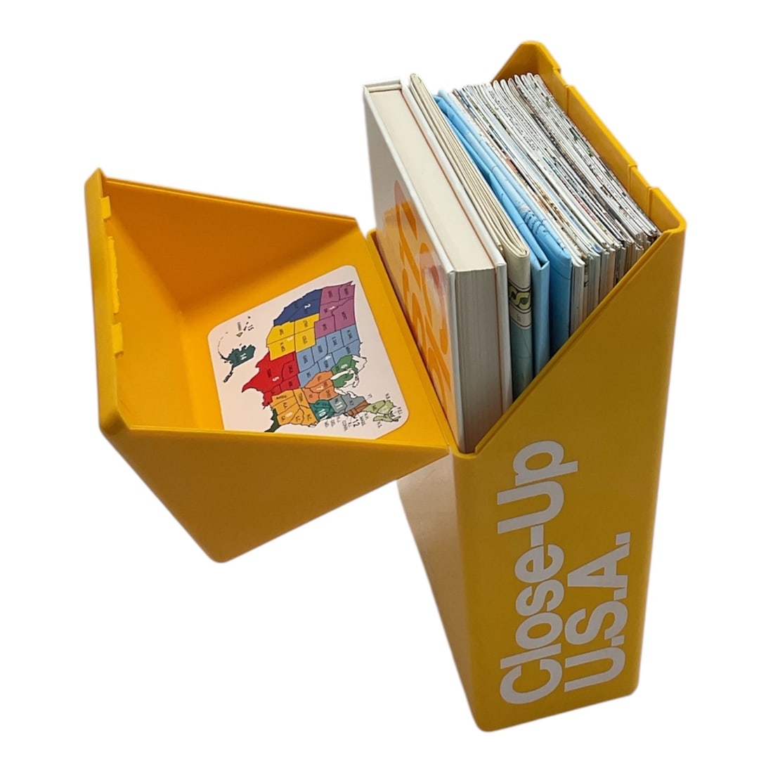 Close Up USA Educational Map Set with Storage Box