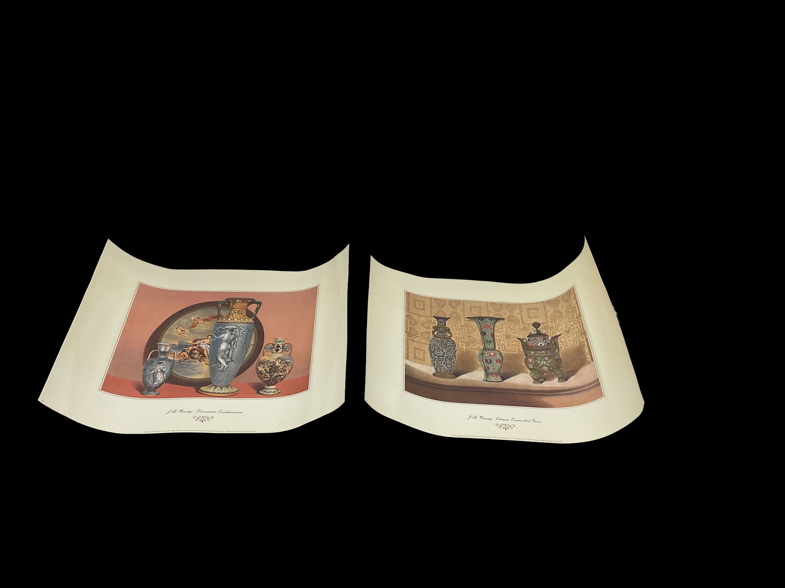 J.B. Waring – Decorative Vase Prints (Set of 2) (1 of 4)