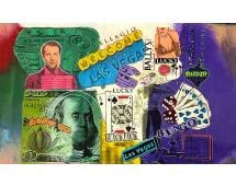 Large Steve Kaufman 'Las Vegas Icons Collage' (1 of 11)