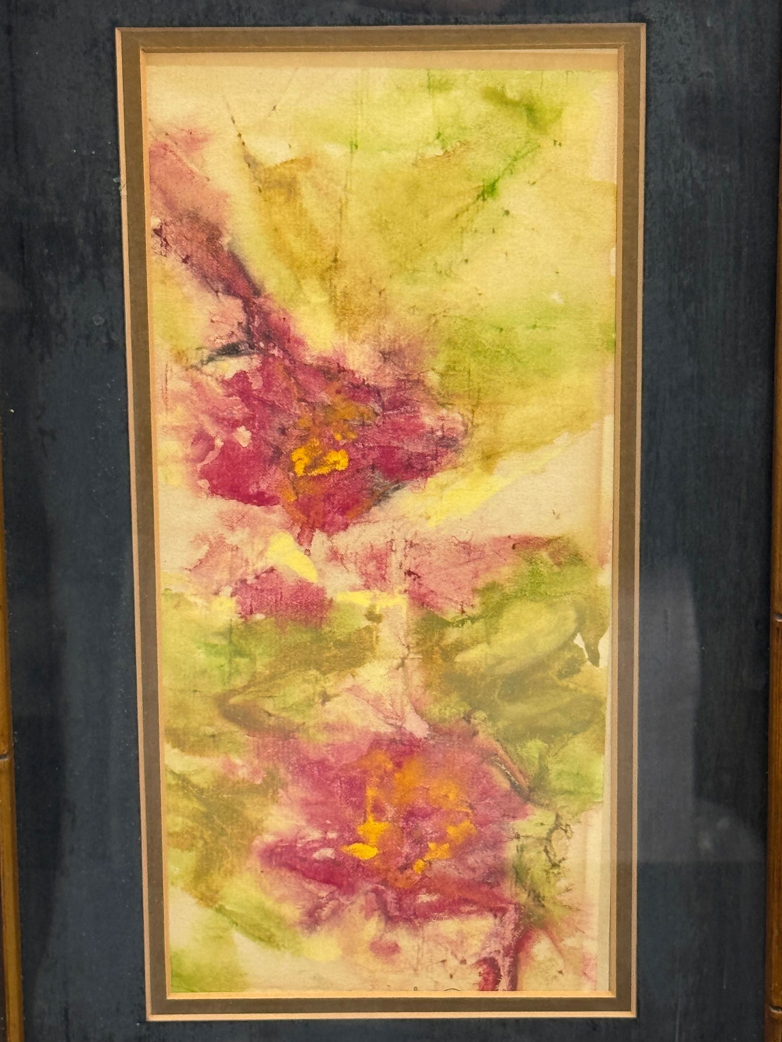 Framed Abstract Mixed Media Composition - 2