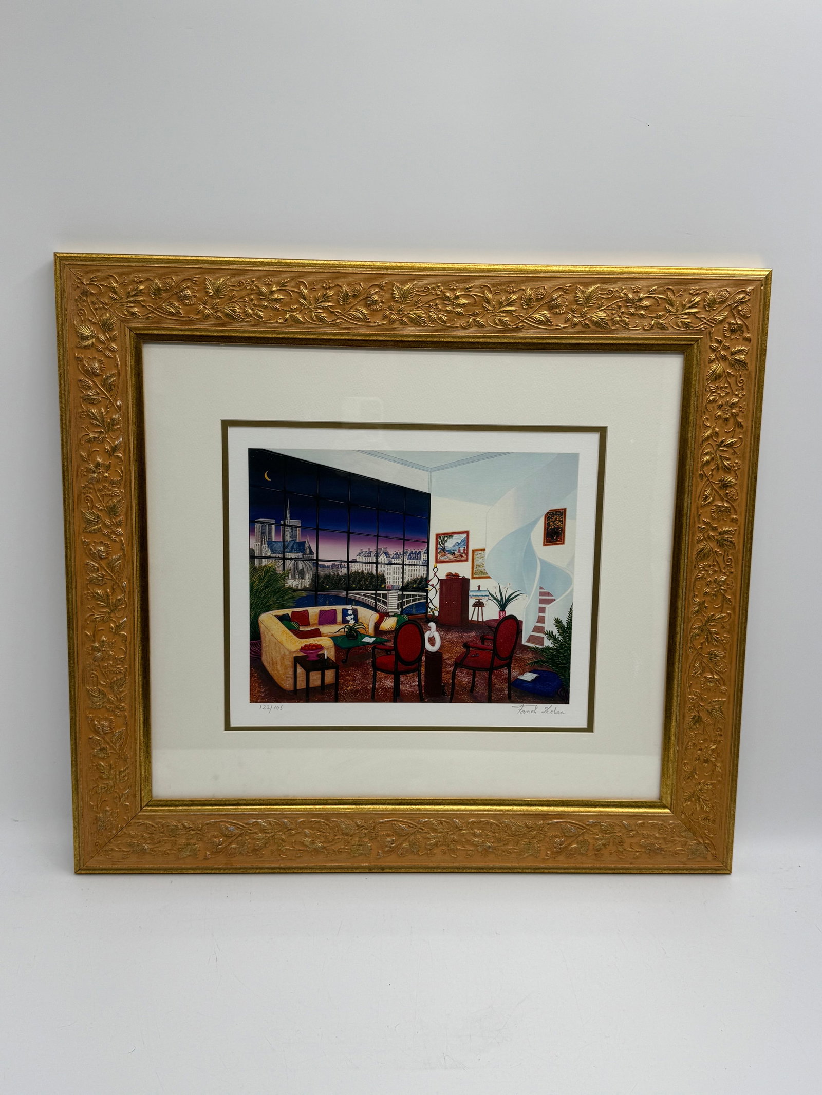 “Notre Dame Left" by Fanch Ledan (French, b. 1949) Serigraph (1 of 6)