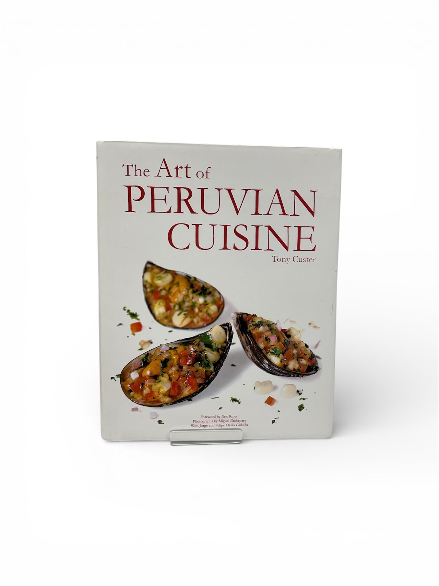 The Art of Peruvian Cuisine by Tony Custer Cookbook: This hardcover cookbook titled The Art of Peruvian Cuisine by Tony Custer presents an in-depth exploration of Peru’s rich and diverse culinary traditions. The book combines beautifully styled