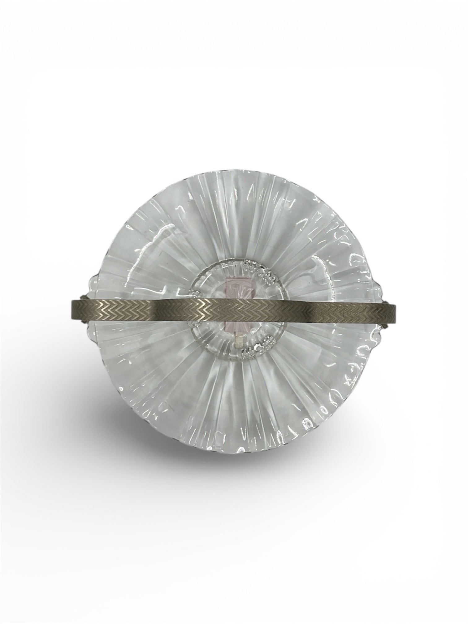 Handled Pressed Glass Serving Dish with Handle - 2