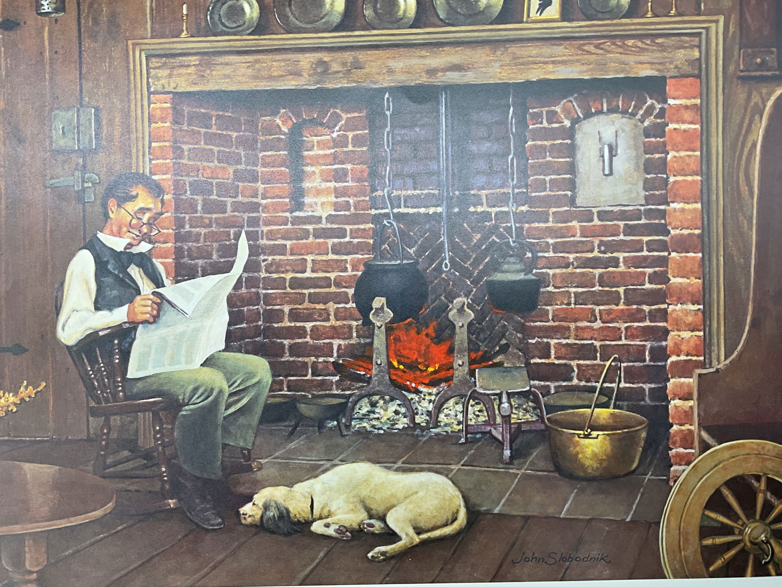 Fireside Friends by John Slobodnik - 2