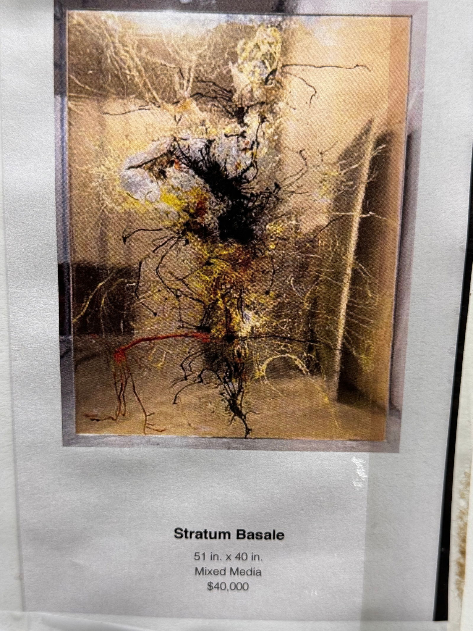 Stratum Basale Mixed Media Abstract - 4